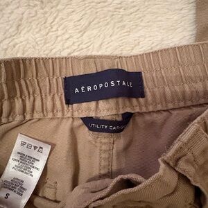 Aeropostale Beige Utility Cargo Shorts